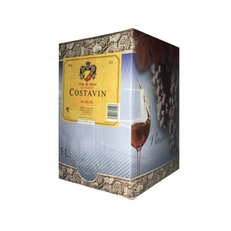 BOX 5L DE VINO ROSADO